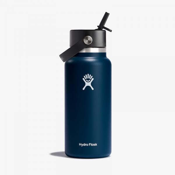 Hydroflask 946 ml Wide Flex Straw Cap Indigo Universal