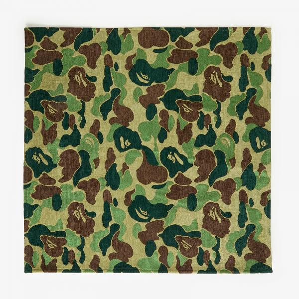 A BATHING APE Abc Camo Rug Green Universal