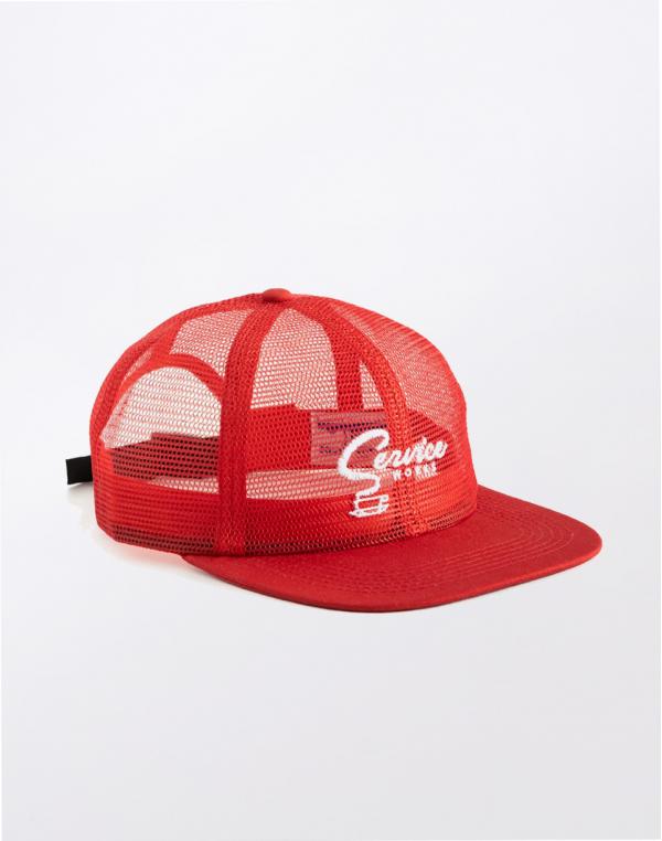 Service Works Mesh Espresso Cap RED