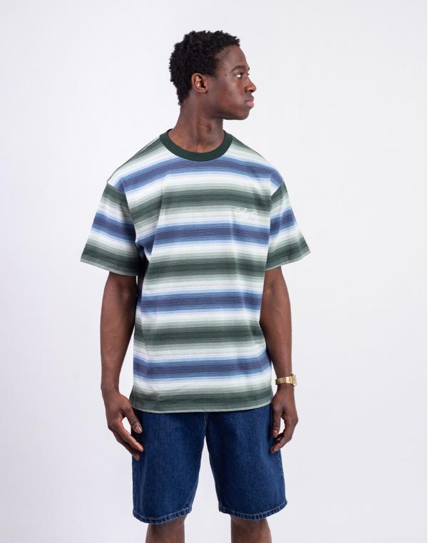Tričko Carhartt WIP S/S Dashner T-Shirt Dashner Stripe, Park