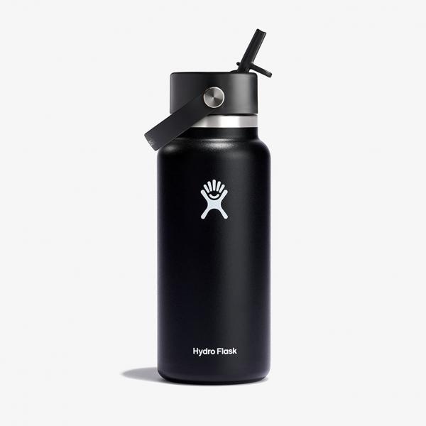 Hydroflask 946 ml Wide Flex Straw Cap Black Universal