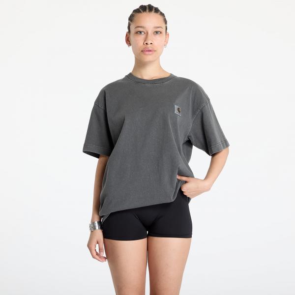 Tričko Carhartt WIP Nelson Short Sleeve T-Shirt UNISEX Graphite Garment Dyed L