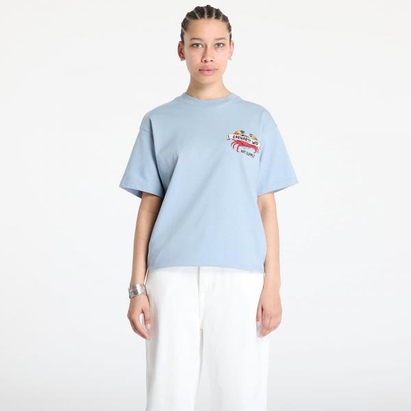 Tričko Carhartt WIP Crab Paint Short Sleeve T-Shirt UNISEX Frosted Blue S