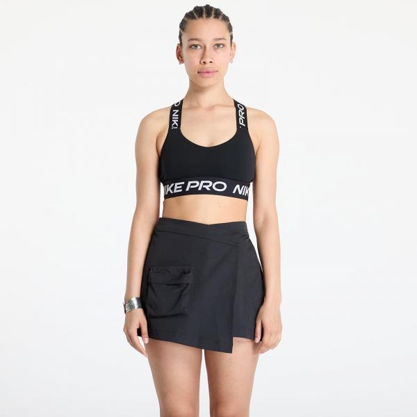 Podprsenka Nike Pro Women's Light-Support Padded Sports Bra Black/ Black/ White L