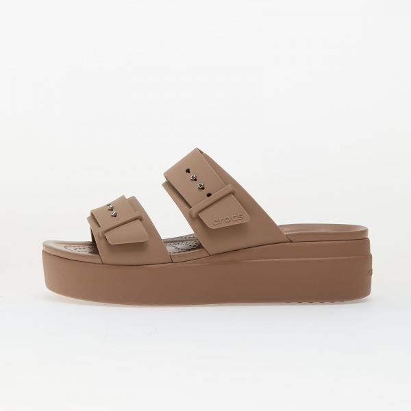 Tenisky Crocs Brooklyn Buckle Low Wedge Latte EUR 37-38