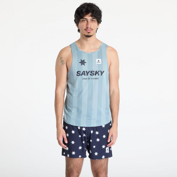 Tílko SAYSKY Stripe Combat Singlet Top Blue Aop L