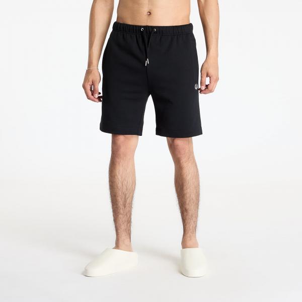 Šortky FRED PERRY Classic Sweat Short Black S