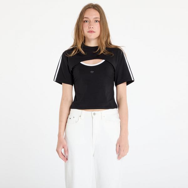 Tričko adidas Cut-Out Cali Tee Black/ White L