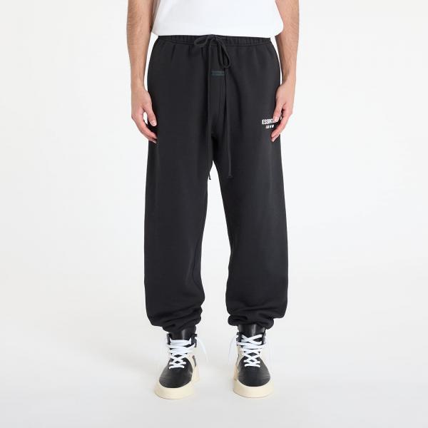 Tepláky Fear of God Essentials Classic Fit Fleece Sweatpant Jet Black XL
