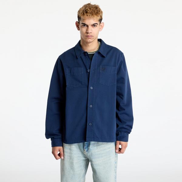 Košile FRED PERRY Twill Overshirt Tennis Blue M