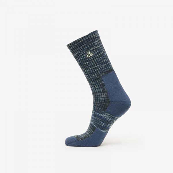 Ponožky Nike ACG Everyday Cushioned Crew Socks 1-Pack Thunder Blue/ Thunder Blue/ Barely Volt S