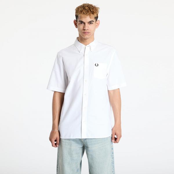 Košile FRED PERRY Oxford Shirt White M