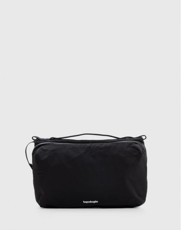 Topologie Bottle Sacoche Large Black Tech Sateen