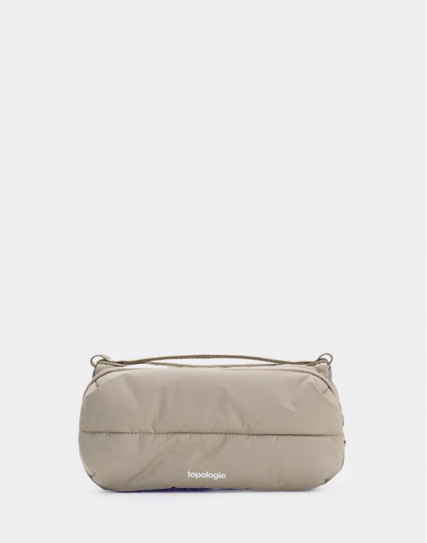 Topologie Bottle Sacoche Medium Taupe Puffer