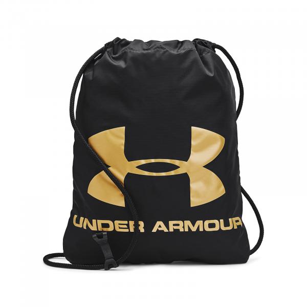 Batoh Under Armour Ozsee Sackpack Black/ Metallic Gold Universal