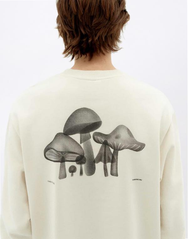 Thinking MU Funghi Leon Sweatshirt WHITE S