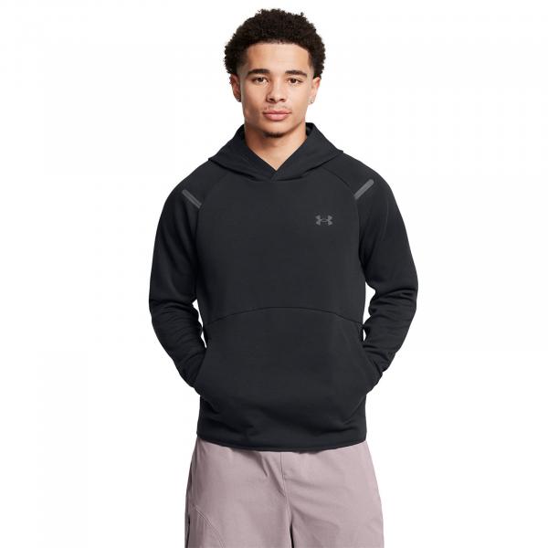 Mikina Under Armour Unstoppable Fleece Hooded EU Black/ Black XXXL