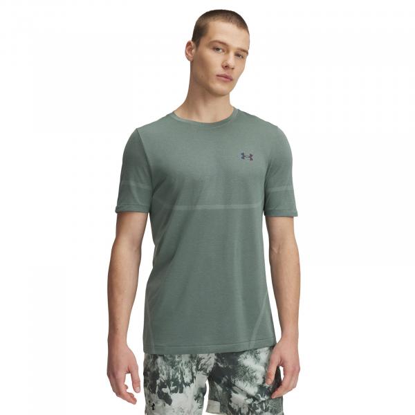 Tričko Under Armour Vanish Elite Seamless SS Tee Silica Green/ Iridescent L