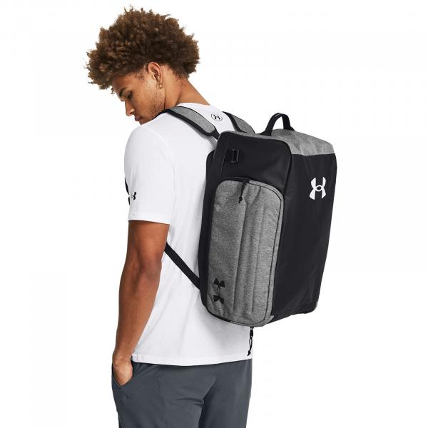 Under Armour Contain Duo SM BP Duffle Castlerock Medium Heather/ Black/ White Universal