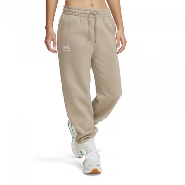 Kalhoty Under Armour Icon Fleece Jogger City Khaki/ White S