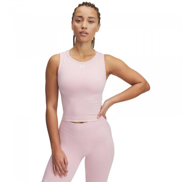 Tílko Under Armour Vanish Seamless Tank Prime Pink/ White L