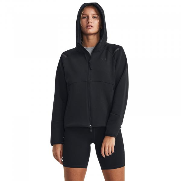 Mikina Under Armour Unstoppable Fleece FZ Black/ Black L