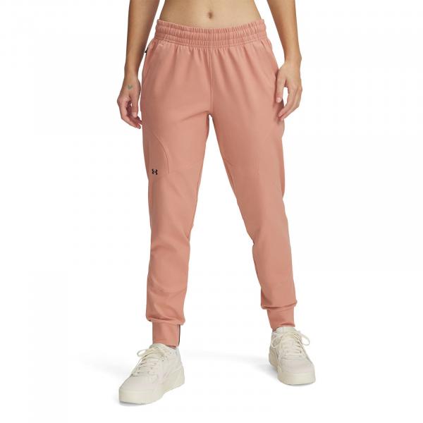 Kalhoty Under Armour Unstoppable Jogger Canyon Pink/ Black XL