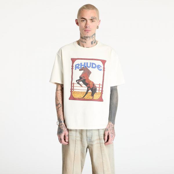 Tričko Rhude Cadre Tee Vintage White M