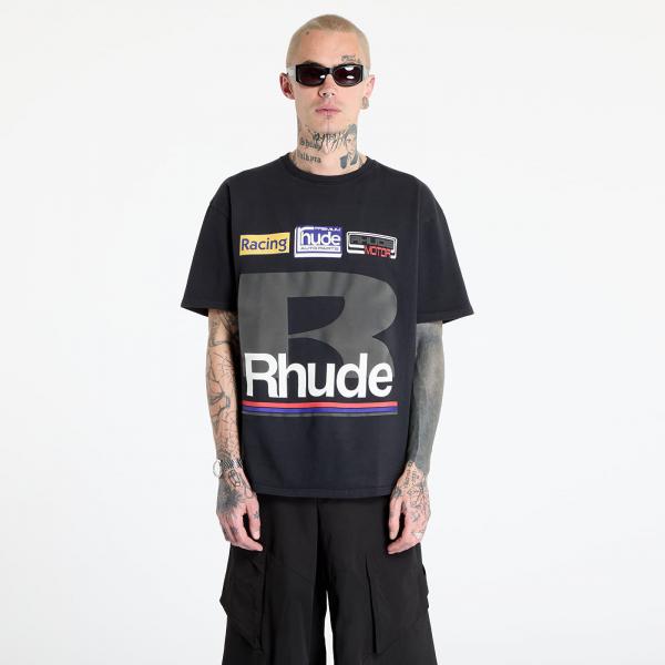 Tričko Rhude Petrol Patch Tee Vintage Black XL