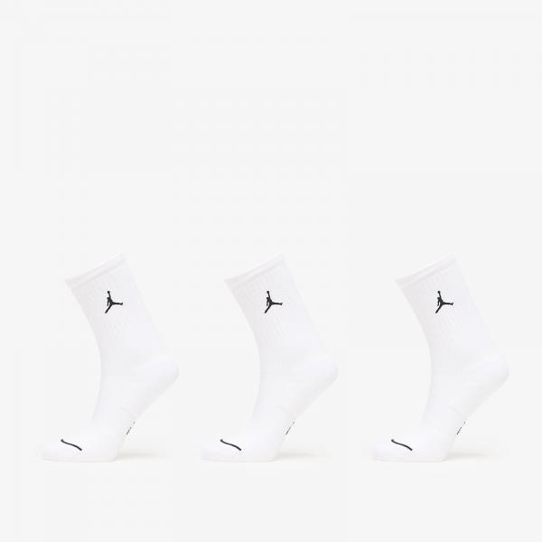 Ponožky Jordan Everyday Crew Socks 3-Pack White/ Black M