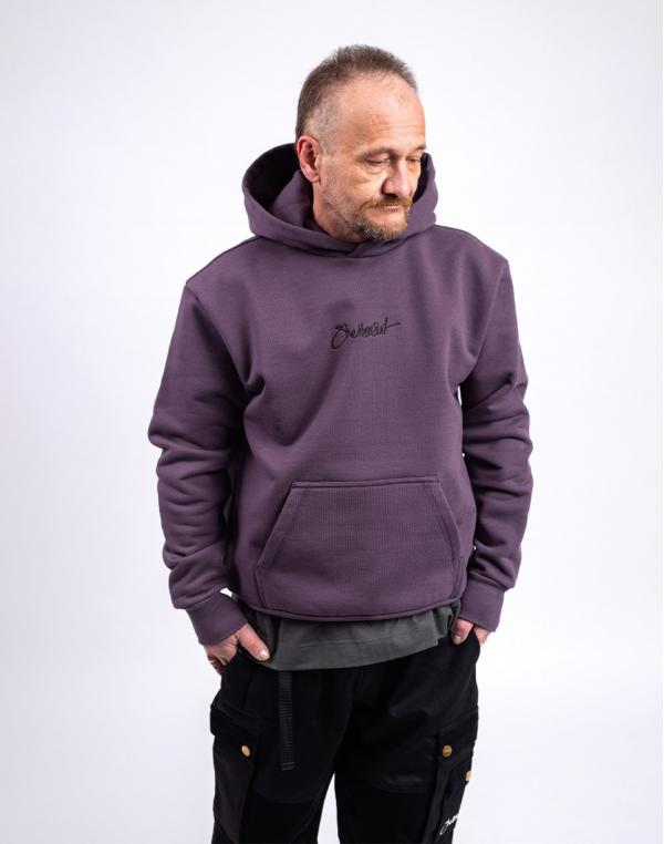 ONE OF XX Sheltersuit Logo Hoody Faded purple S