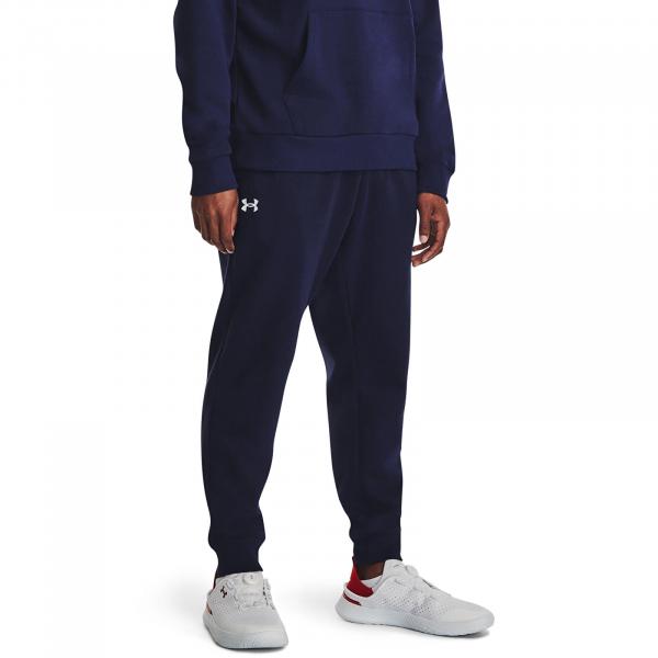 Kalhoty Under Armour Rival Fleece Joggers Midnight Navy/ White S