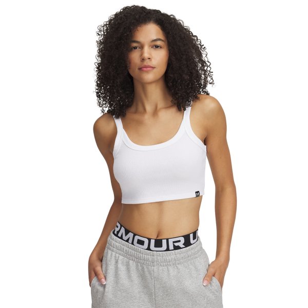 Tílko Under Armour Rival Rib Baby Tank White/ White M