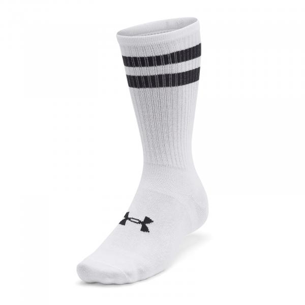 Ponožky Under Armour Essential 6-Pack Crew White/ White/ Black M