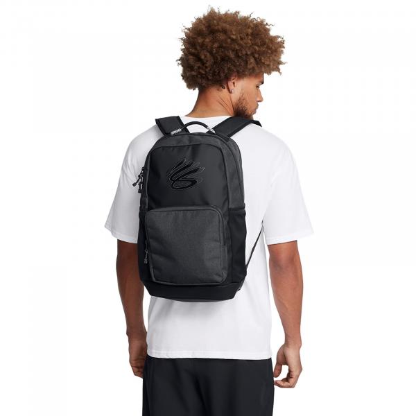 Batoh Under Armour Curry Splash Backpack Black/ Jet Gray Full Heather/ Black Universal