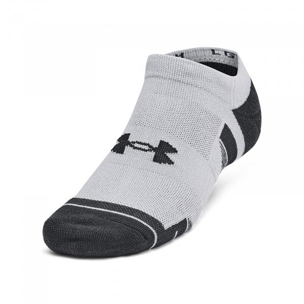 Ponožky Under Armour Unisex Under Armour Perf Tech 6-Pack NS Mod Gray/ Mod Gray/ Jet Gray M