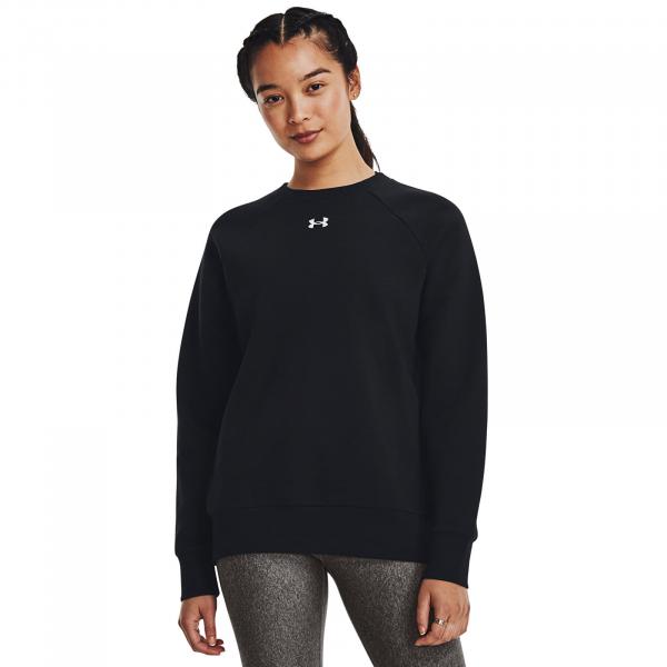 Mikina Under Armour Rival Fleece Crew Black/ White XS