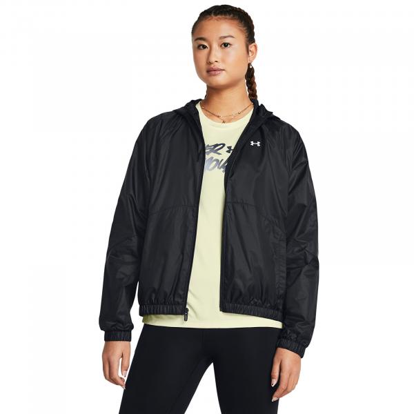 Bunda Under Armour Rival Sport Windbreak Jacket Black/ White XXL