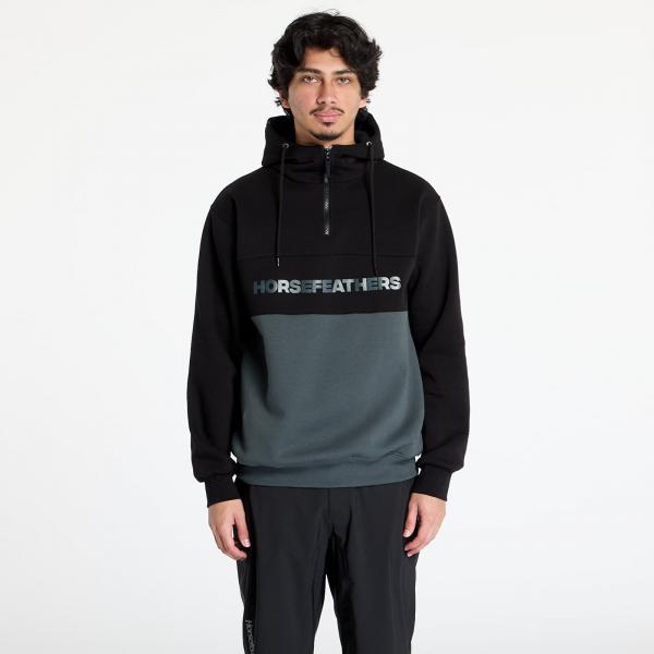 Mikina Horsefeathers Fulton Sweatshirt Black/ Gray S