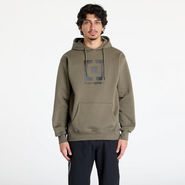Mikina Horsefeathers Leader Sweatshirt Burnt Olive XXL