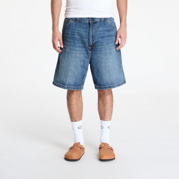 Šortky Carhartt WIP OG Single Knee Short Blue Dark Used Wash XS