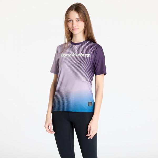 Tričko Horsefeathers W Quantum Bike Jersey Iris Fade Out S