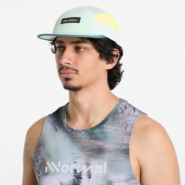 Kšiltovka Ciele Athletics GOCap Field IconicBar Dusty Turquoise/ White M/L