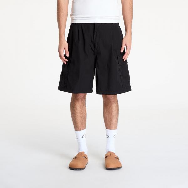 Šortky Carhartt WIP Cole Cargo Short Black Rinsed 26
