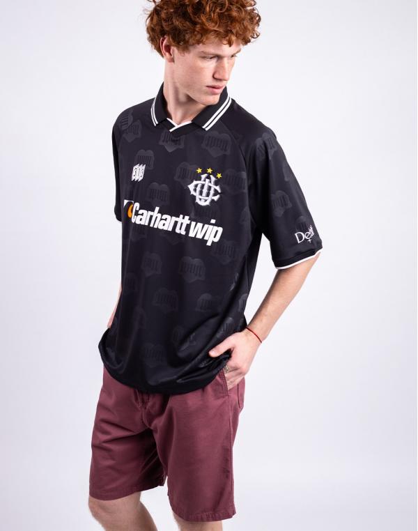 Tričko Carhartt WIP S/S HarttÉs Football T-Shirt Heart Train Jacquard, Black