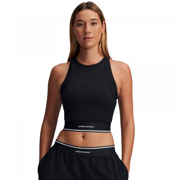 Tílko Under Armour Meridian Rib Branded Tank Black/ White L