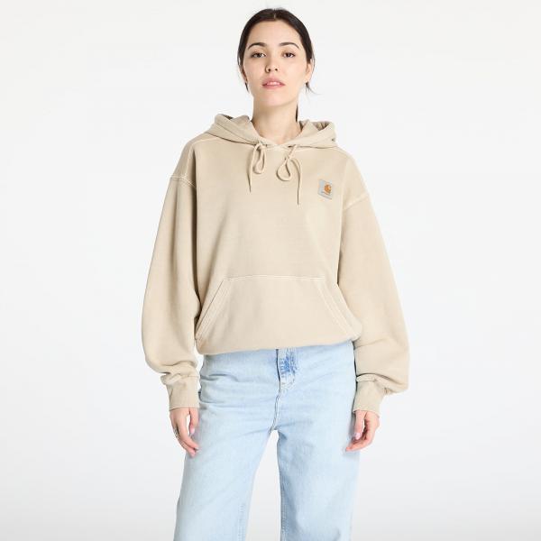 Mikina Carhartt WIP Hooded Nelson Sweat UNISEX Fleur De Sel Garment Dyed S
