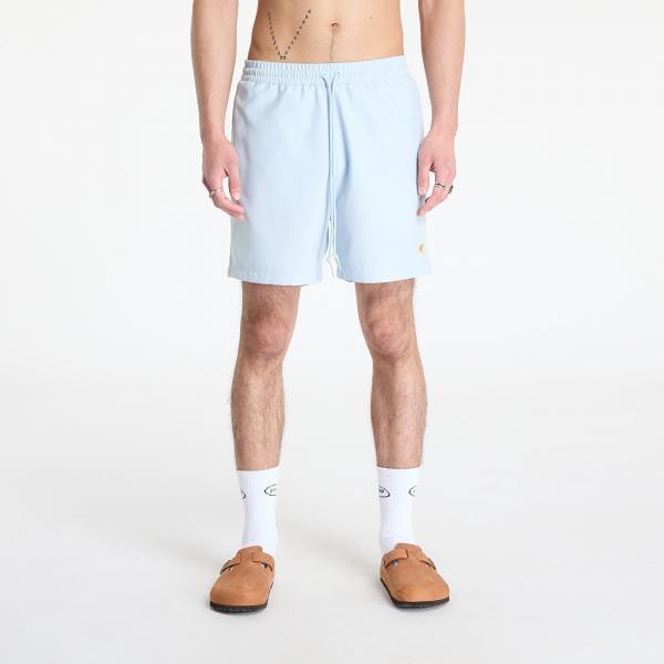 Plavky Carhartt WIP Chase Swim Trunks Air Sky/ Gold S