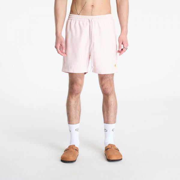 Plavky Carhartt WIP Chase Swim Trunks Air Pink/ Gold XXL