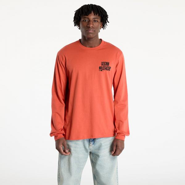 Tričko Horsefeathers Xerox Long Sleeve T-Shirt Ginger S